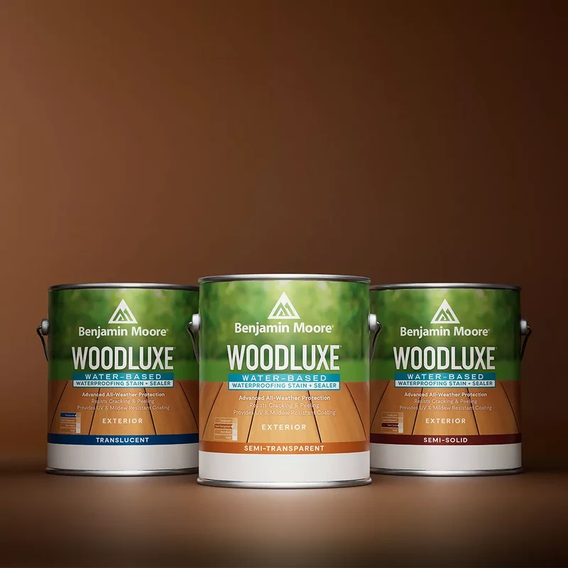 Teinture et scellant d'extérieur hydrofuge à base d’eau Woodluxe