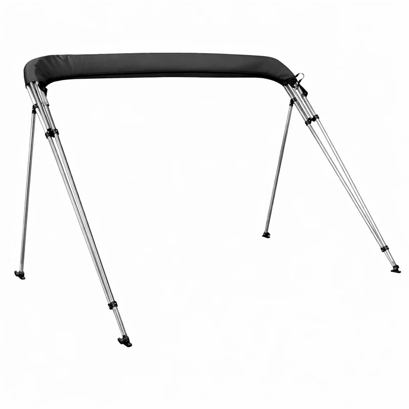 Bimini Top 4 Arceaux Noir Qualité Lourde 600D