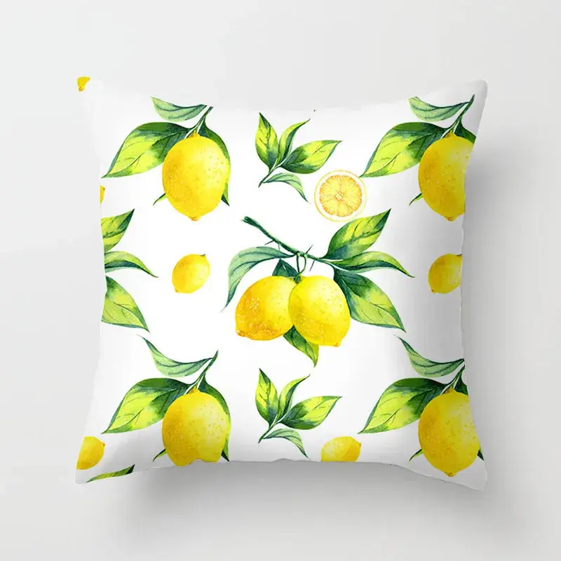 Taie D'Oreiller Imprimée Polyester LEMONA