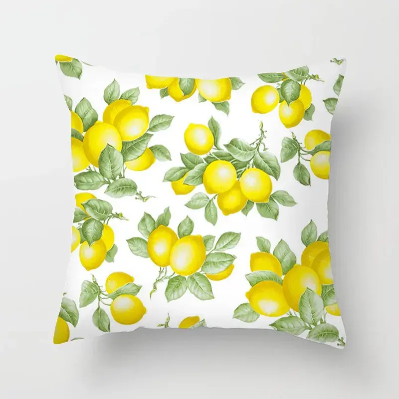Taie D'Oreiller Imprimée Polyester LEMONA