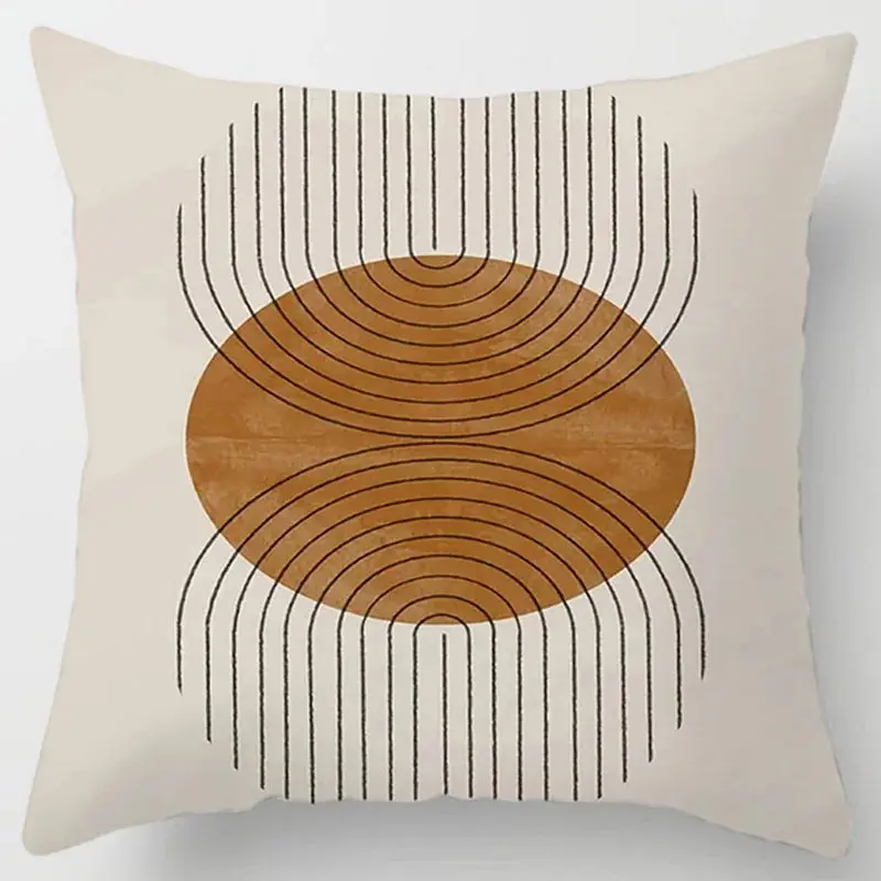 Housse de Coussin Abstrait POLENA