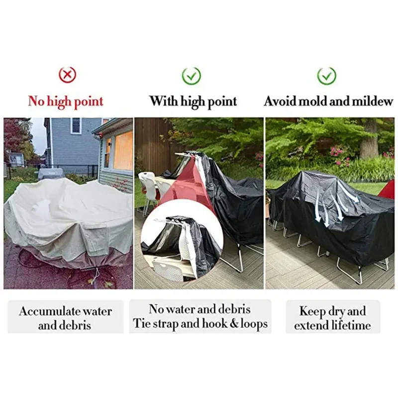 Housse Table Jardin Imperméable POLARA