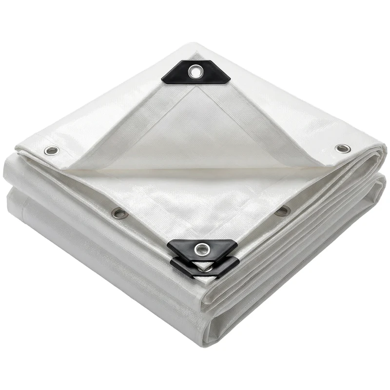 Bâche de Protection en Polyéthylène resistant et impermeable 240g/m² blanche 2x3m