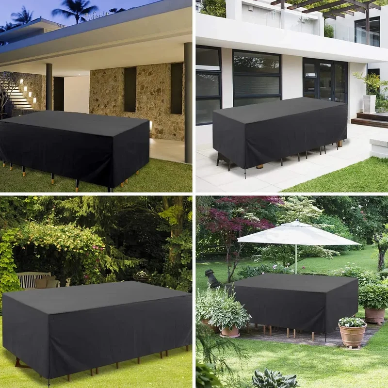 Housse Table Jardin Imperméable SOLVIN