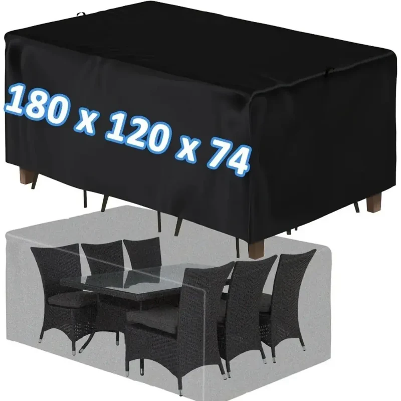 Housse Table Jardin Polyester Élégante NOVARA