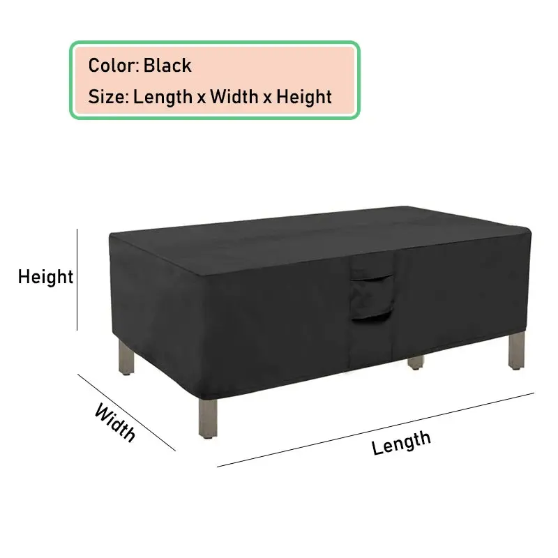 Housse Table Jardin Imperméable FORTERIO