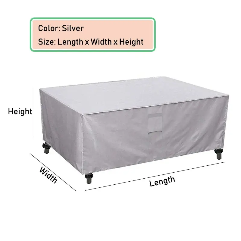 Housse Table Jardin Imperméable FORTERIO