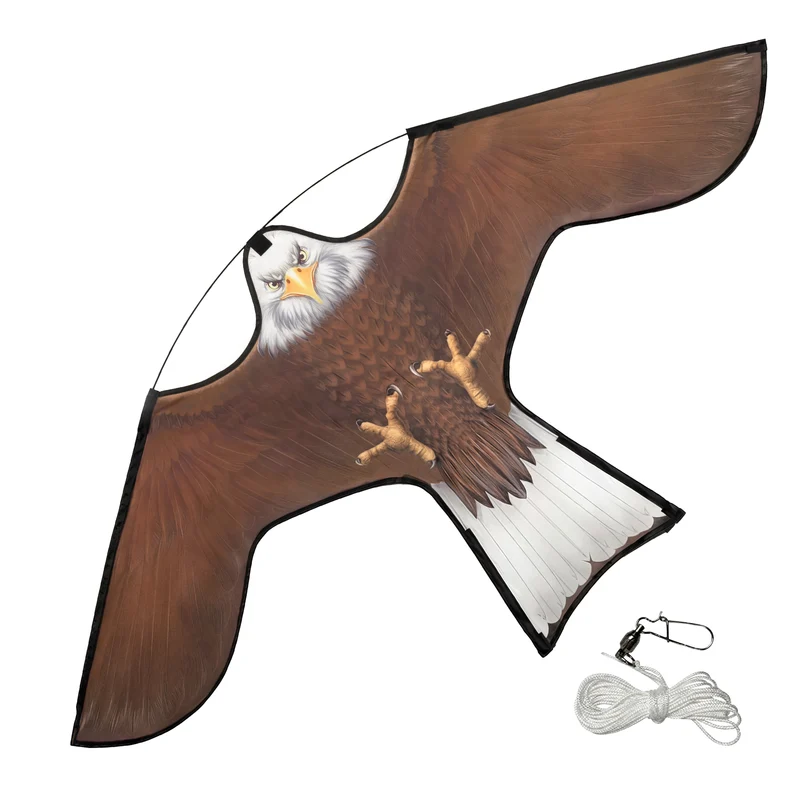 Cerf volant anti oiseaux effaroucheur sans mat Faucon modele B