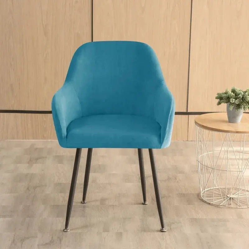 Housse Fauteuil Velours Scandinave PLENIO