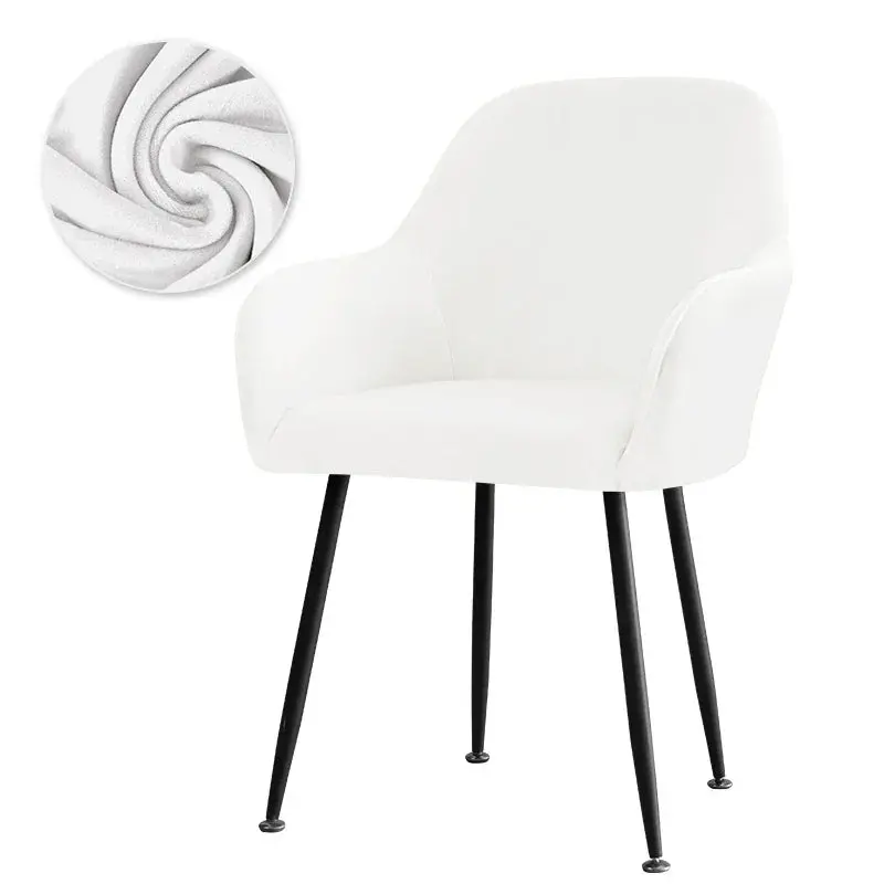 Housse Fauteuil Velours Scandinave PLENIO