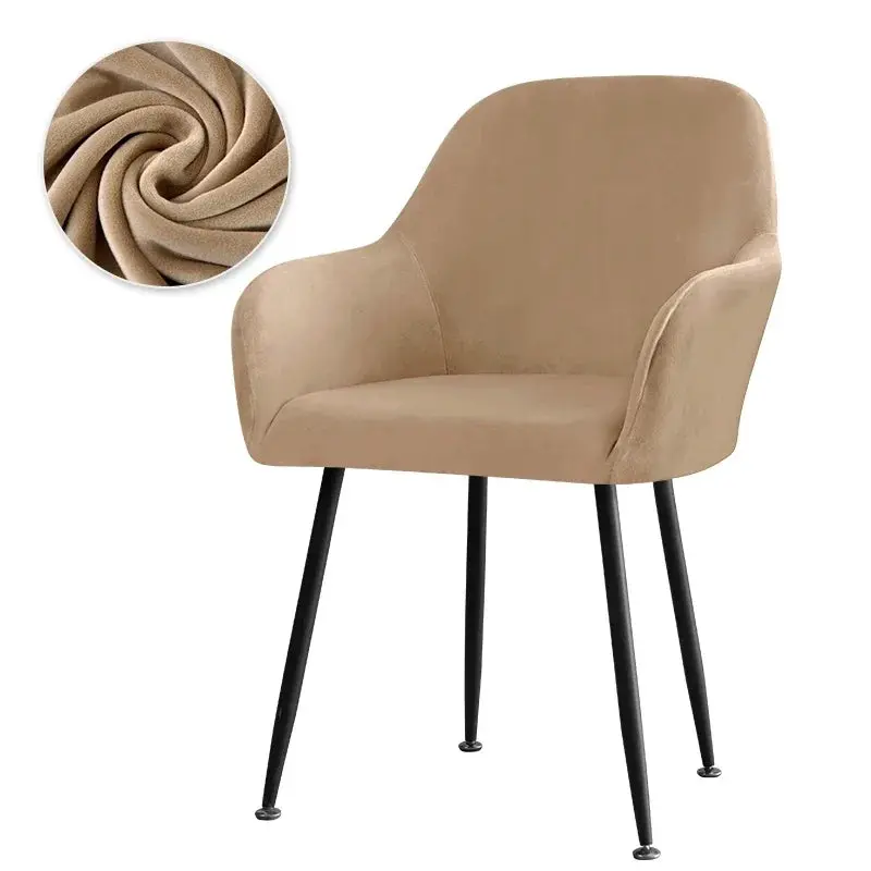 Housse Fauteuil Velours Scandinave PLENIO