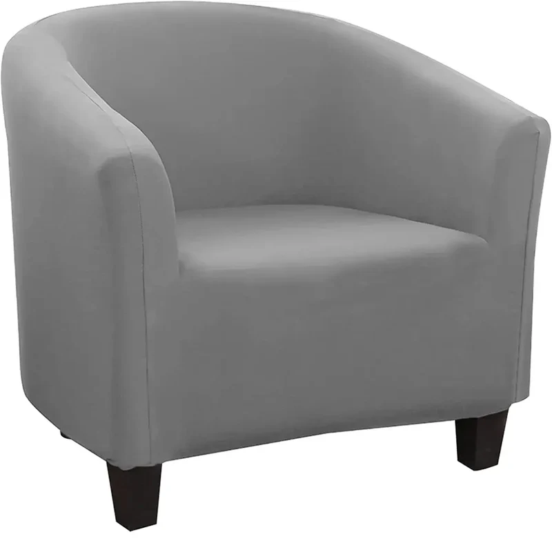 Housse Fauteuil Club Polyester Anti-Dérapante LUMIRO