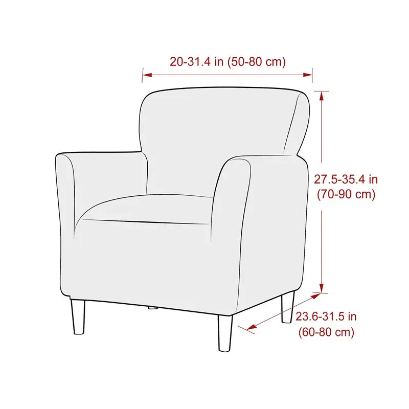 Housse Fauteuil Scandinave Extensible ELYXAN