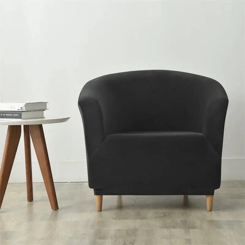 Housse Fauteuil Club Velours Anti-Gliss COVIA
