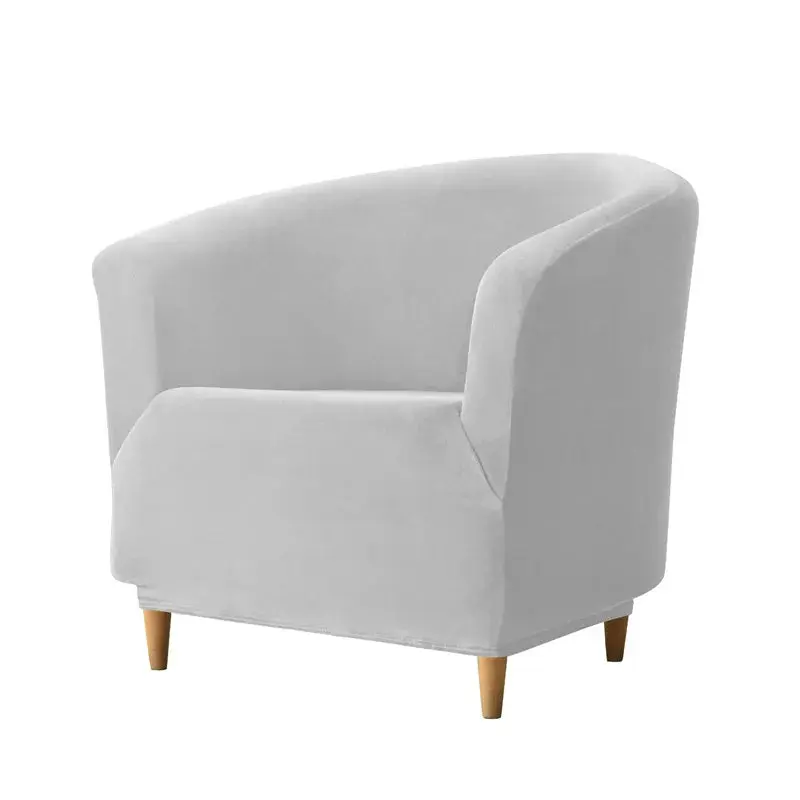 Housse Fauteuil Club Velours Anti-Gliss COVIA