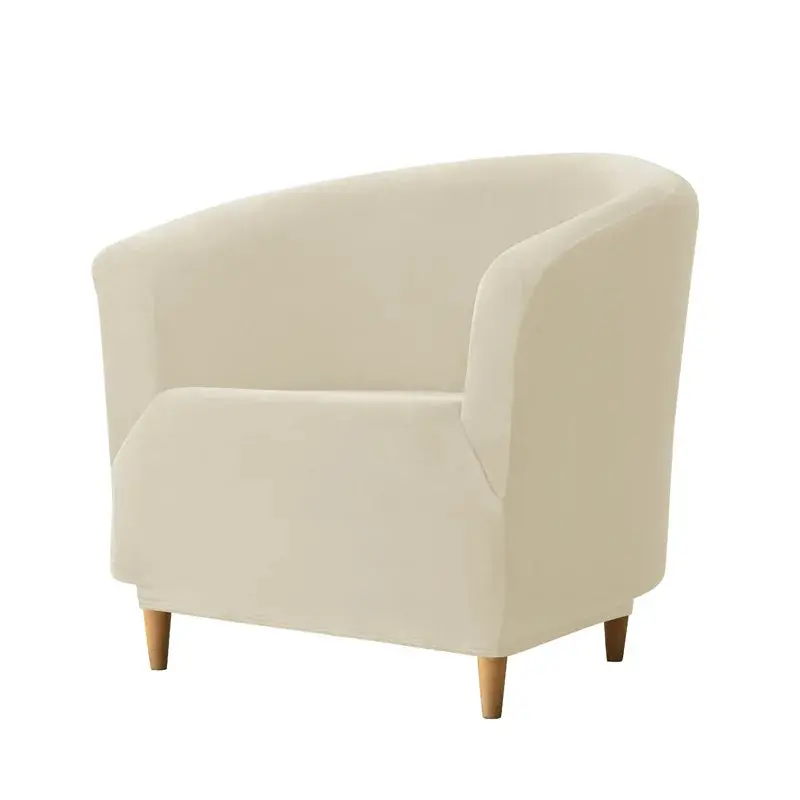 Housse Fauteuil Club Velours Anti-Gliss COVIA