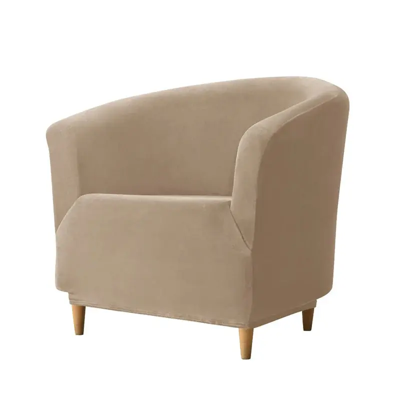 Housse Fauteuil Club Velours Anti-Gliss COVIA