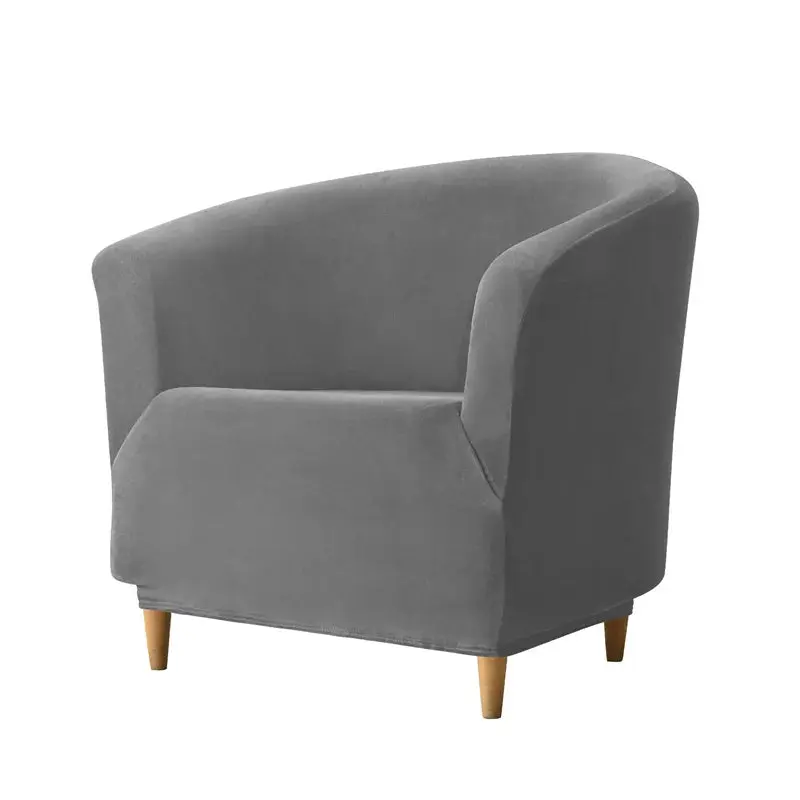 Housse Fauteuil Club Velours Anti-Gliss COVIA