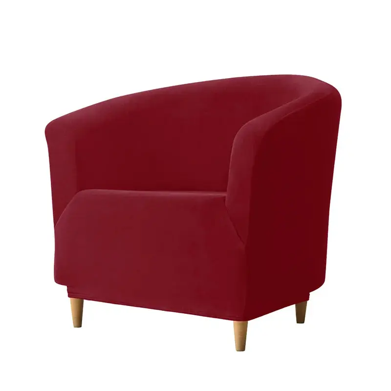Housse Fauteuil Club Velours Anti-Gliss COVIA