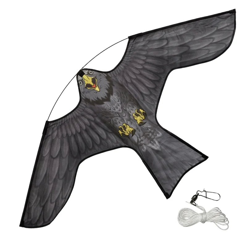 Cerf volant anti oiseaux effaroucheur sans mat Faucon modele D