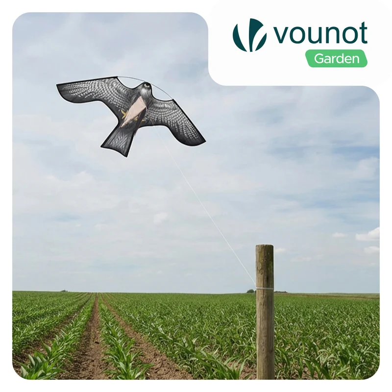 Cerf volant anti oiseaux effaroucheur sans mat Faucon modele C