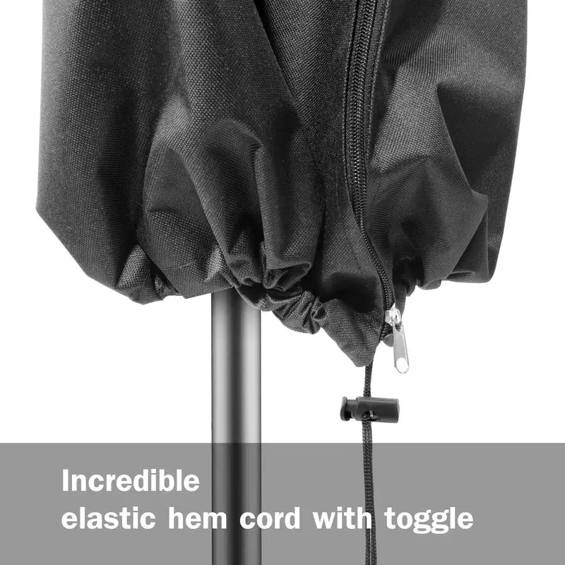 Housse Parasol Imperméable Noir PARAPLUV