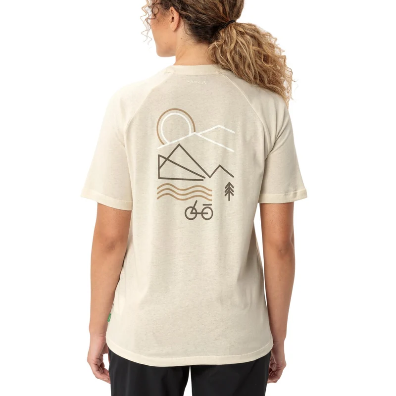 T-shirt Femme respirant Vaude motif vélo Cyclist Casual
