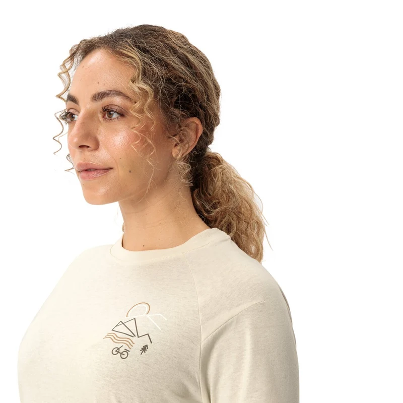 T-shirt Femme respirant Vaude motif vélo Cyclist Casual