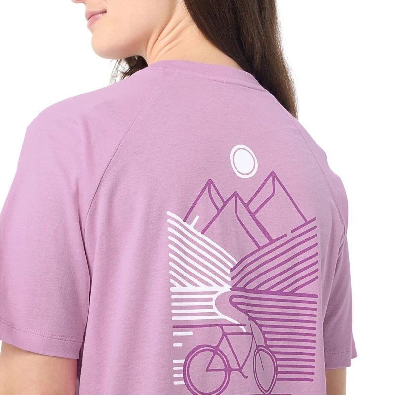 T-shirt Femme respirant Vaude motif vélo Cyclist Casual