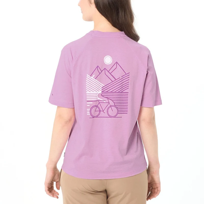 T-shirt Femme respirant Vaude motif vélo Cyclist Casual