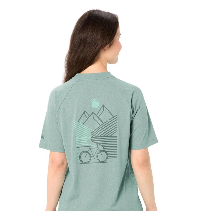 T-shirt Femme respirant Vaude motif vélo Cyclist Casual