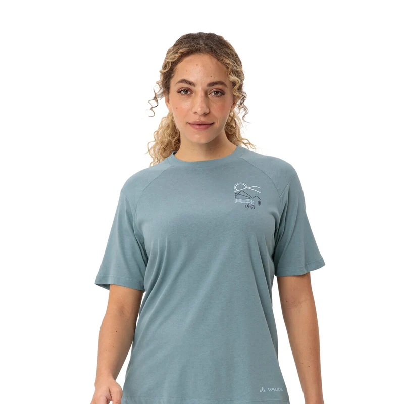 T-shirt Femme respirant Vaude motif vélo Cyclist Casual