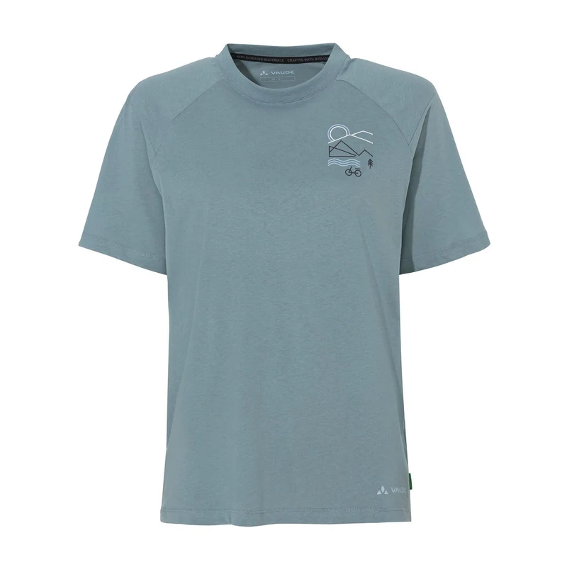T-shirt Femme respirant Vaude motif vélo Cyclist Casual
