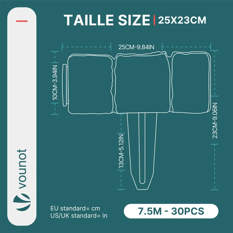 Bordure de jardin plastique PP imitation pierre 7.5m gris