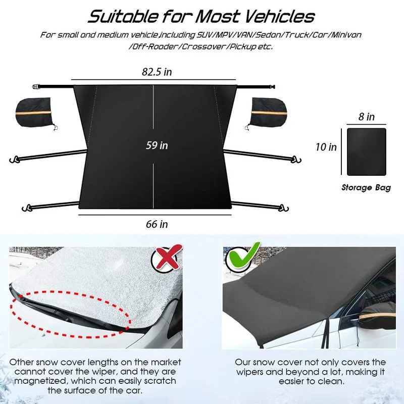 Housse Voiture Anti Grêle Universelle VELNOX