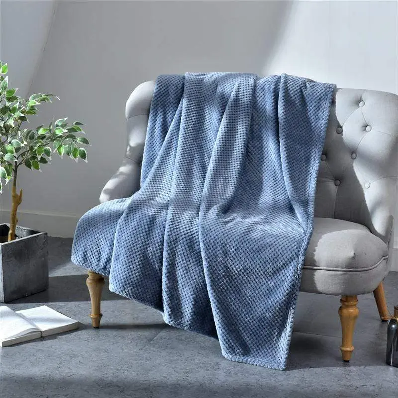 Plaid Canapé Polyester Texturé QUILIS