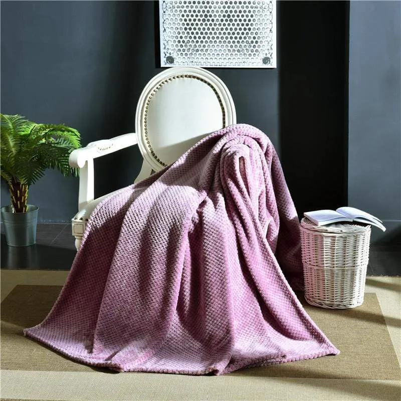Plaid Canapé Polyester Texturé QUILIS