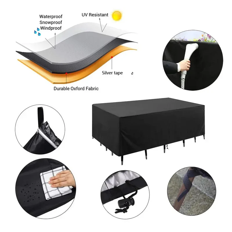 Housse Pour Table Jardin Imperméable SOLERO