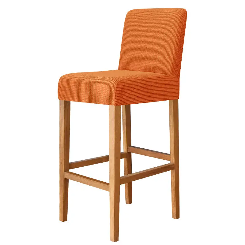 Housse de Tabouret Stretch Velours CHARAMA