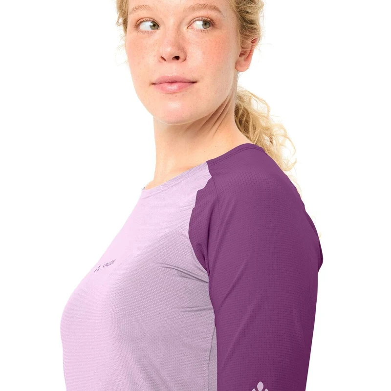 T Shirt gravel femme avec poches arrières Vaude Kuro II