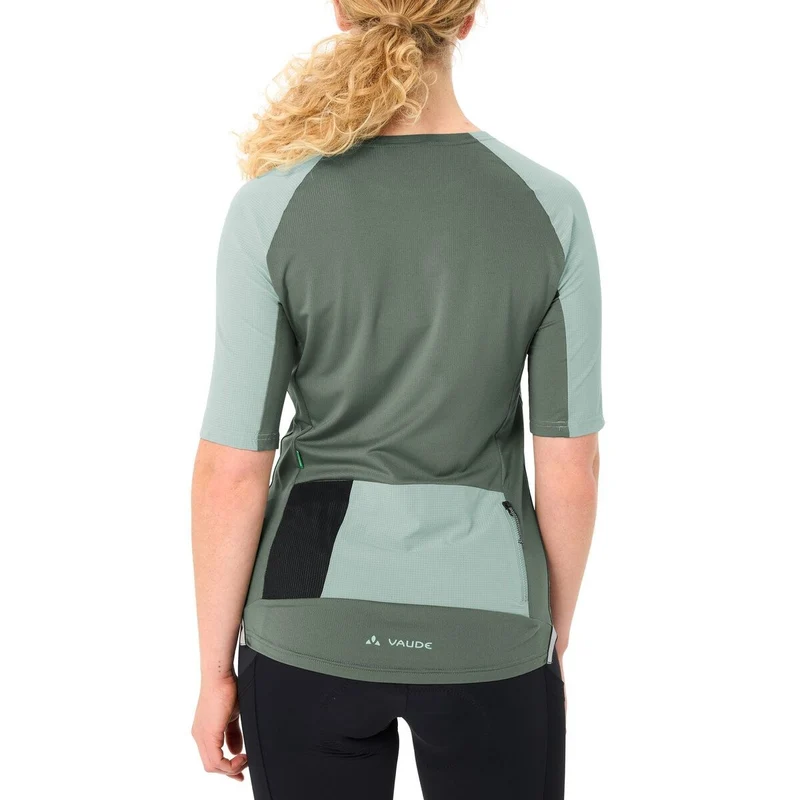 T Shirt gravel femme avec poches arrières Vaude Kuro II