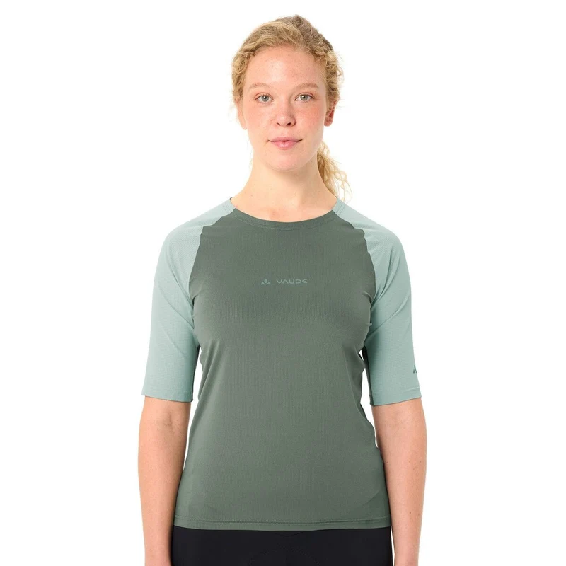 T Shirt gravel femme avec poches arrières Vaude Kuro II
