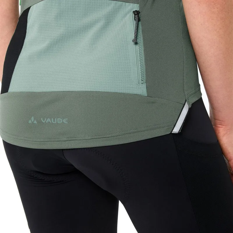 T Shirt gravel femme avec poches arrières Vaude Kuro II