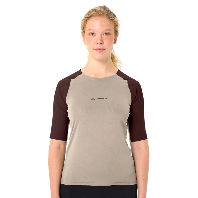 T Shirt gravel femme avec poches arrières Vaude Kuro II