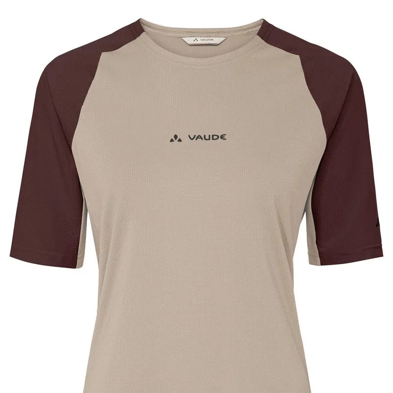 T Shirt gravel femme avec poches arrières Vaude Kuro II