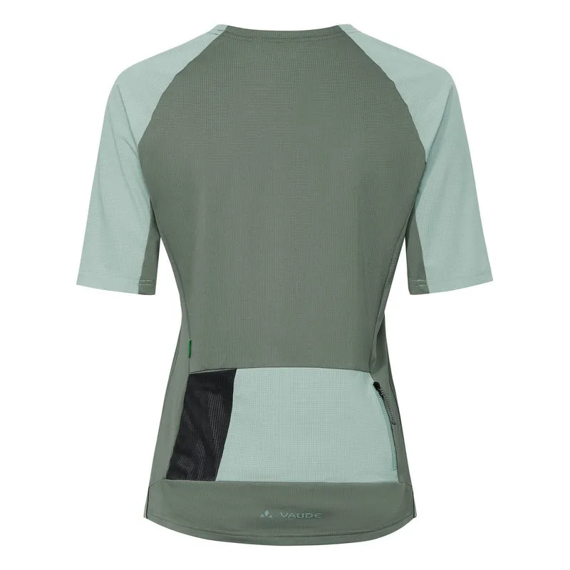 T Shirt gravel femme avec poches arrières Vaude Kuro II
