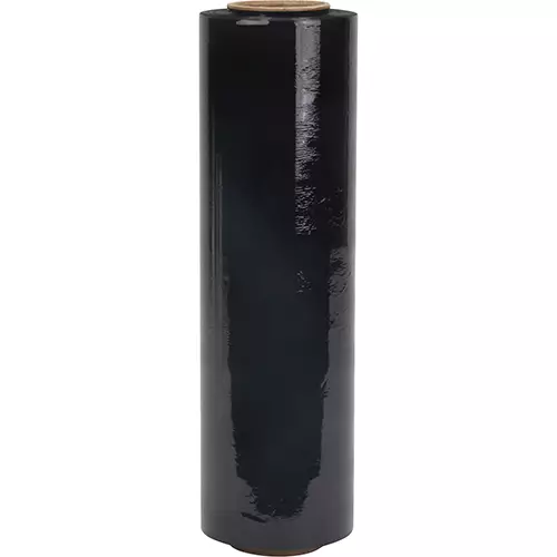 Film étirable, Calibre 0,8 (20,3 micromètres), 18" x 1500', Noir opaque