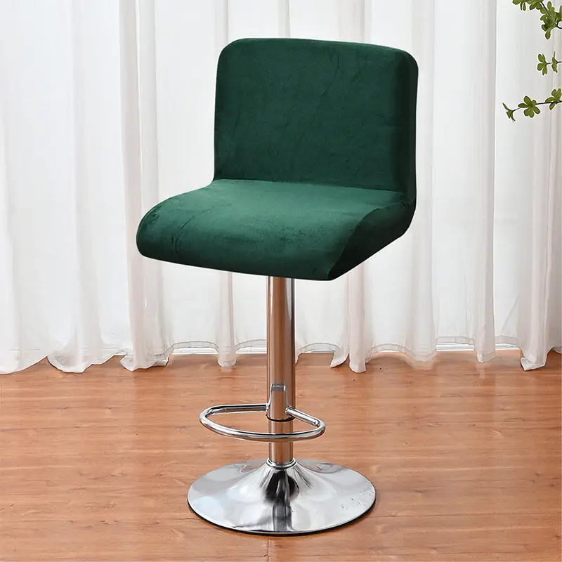 Housse de Tabouret Velours Anti-Dérapant LUXEVA