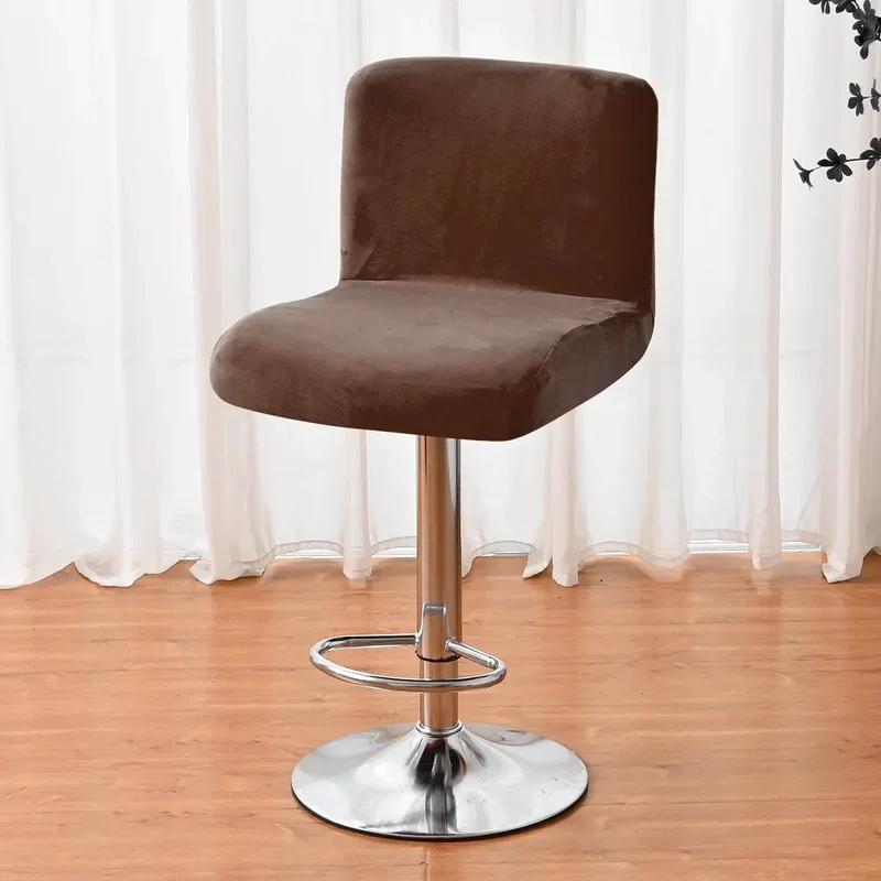 Housse de Tabouret Velours Anti-Dérapant LUXEVA