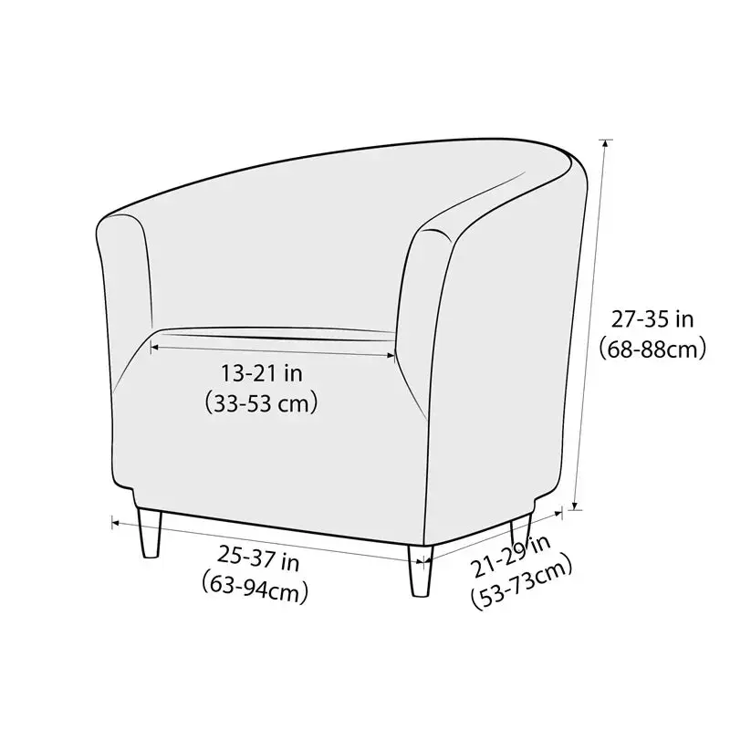 Housse Fauteuil Club Extensible YUPALEX